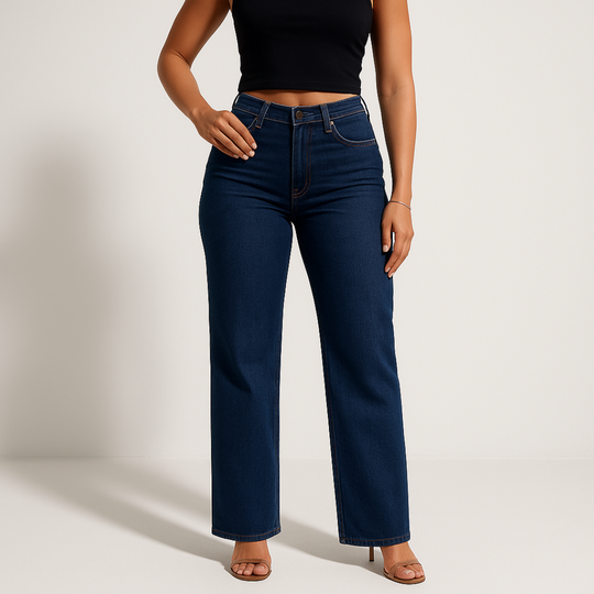 Sahari - Jeans de mezclilla para mujer | Corte BBL, cómodo, moderno