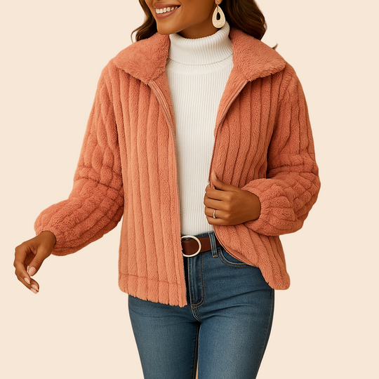 Sahari - Dames Fleece Vest | Lang, Opstaande Kraag, Ultrawarm