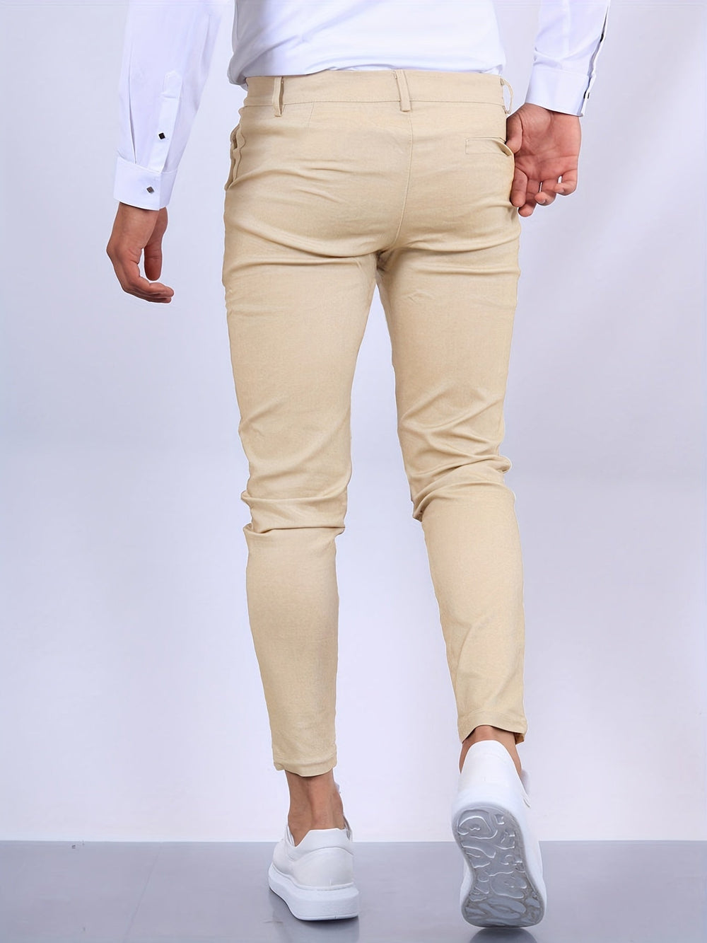Sahari - Heren Chino Broek | Slim-Fit, Hoogwaardige Katoenmengeling, Veelzijdig