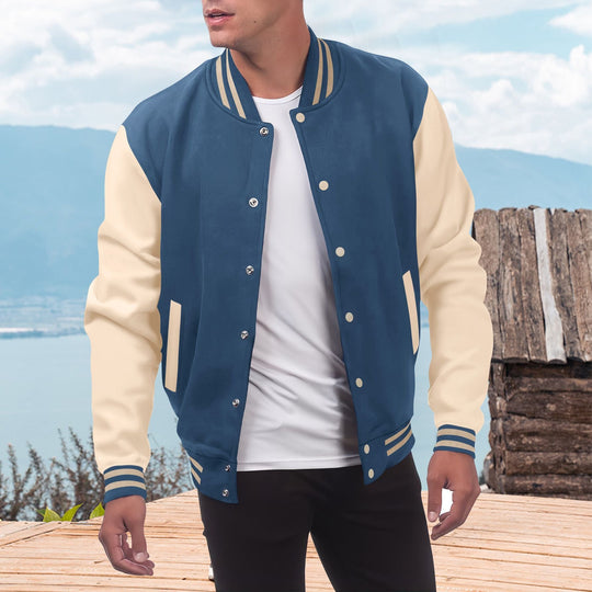 Sahari - Chaqueta para hombre | Deportiva, tela de alta calidad, mangas contrastantes