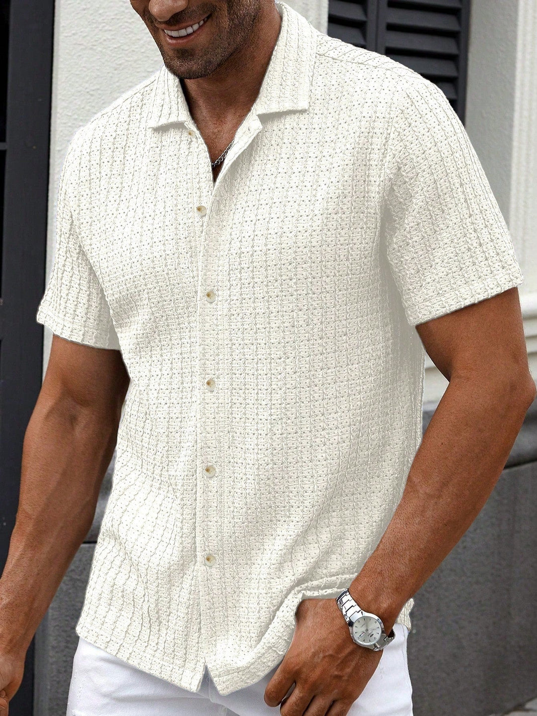 Sahari – Camisa moderna de hombre con diseño de rayas