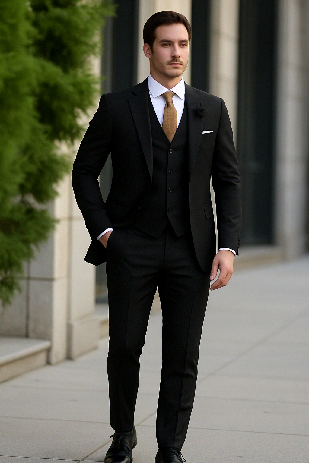 Sahari – Klassiek driedelig herenenpak met stijl en elegantie