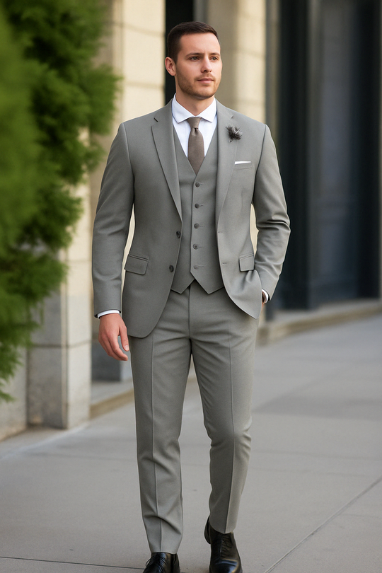 Sahari – Klassiek driedelig herenenpak met stijl en elegantie