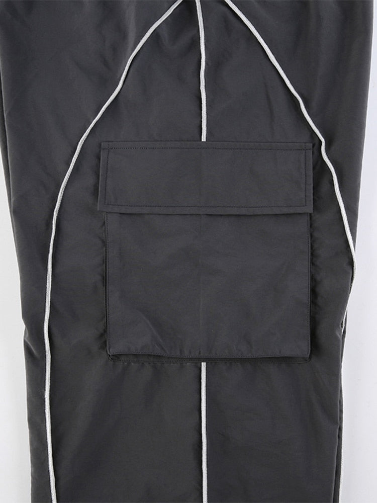 Sahari - Damen Baggy Hose | Low Waist, Weites Bein