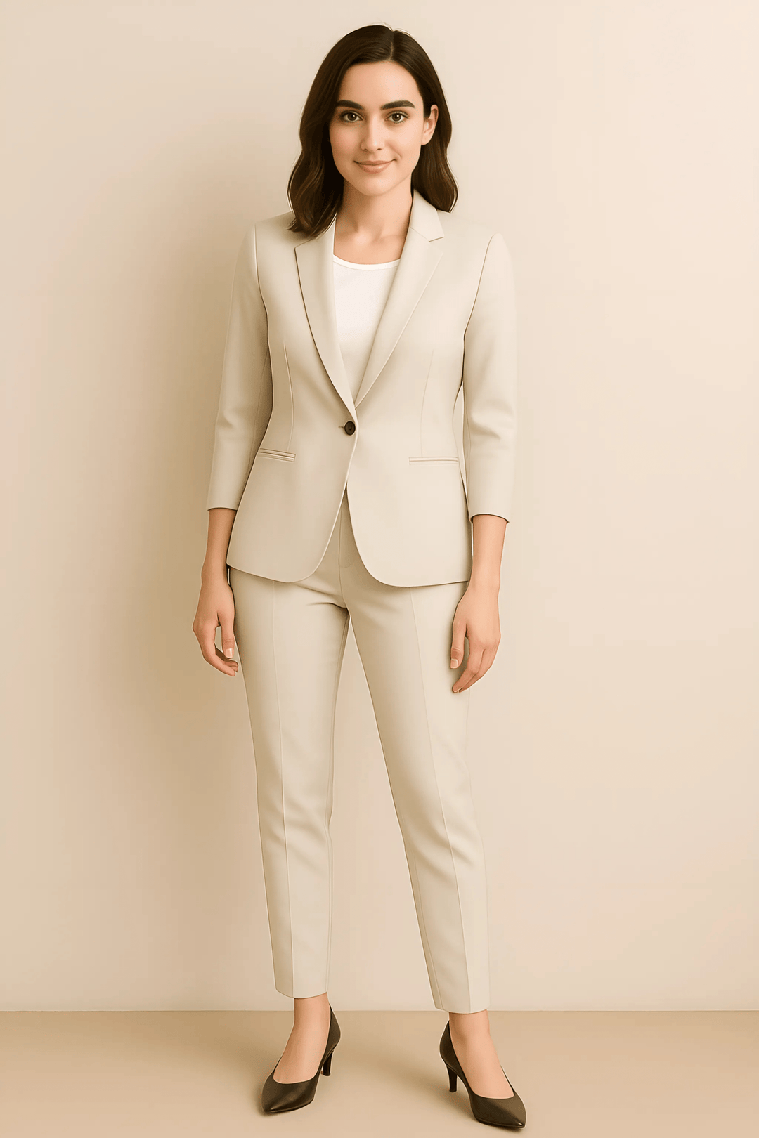 Sahari - Conjunto de blazer y pantalón para mujer | Entallado, elegante, versátil