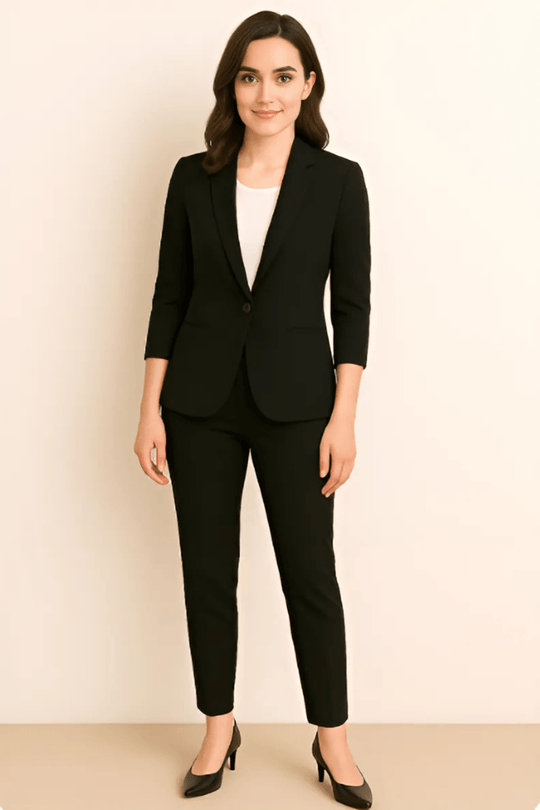 Sahari - Conjunto de blazer y pantalón para mujer | Entallado, elegante, versátil