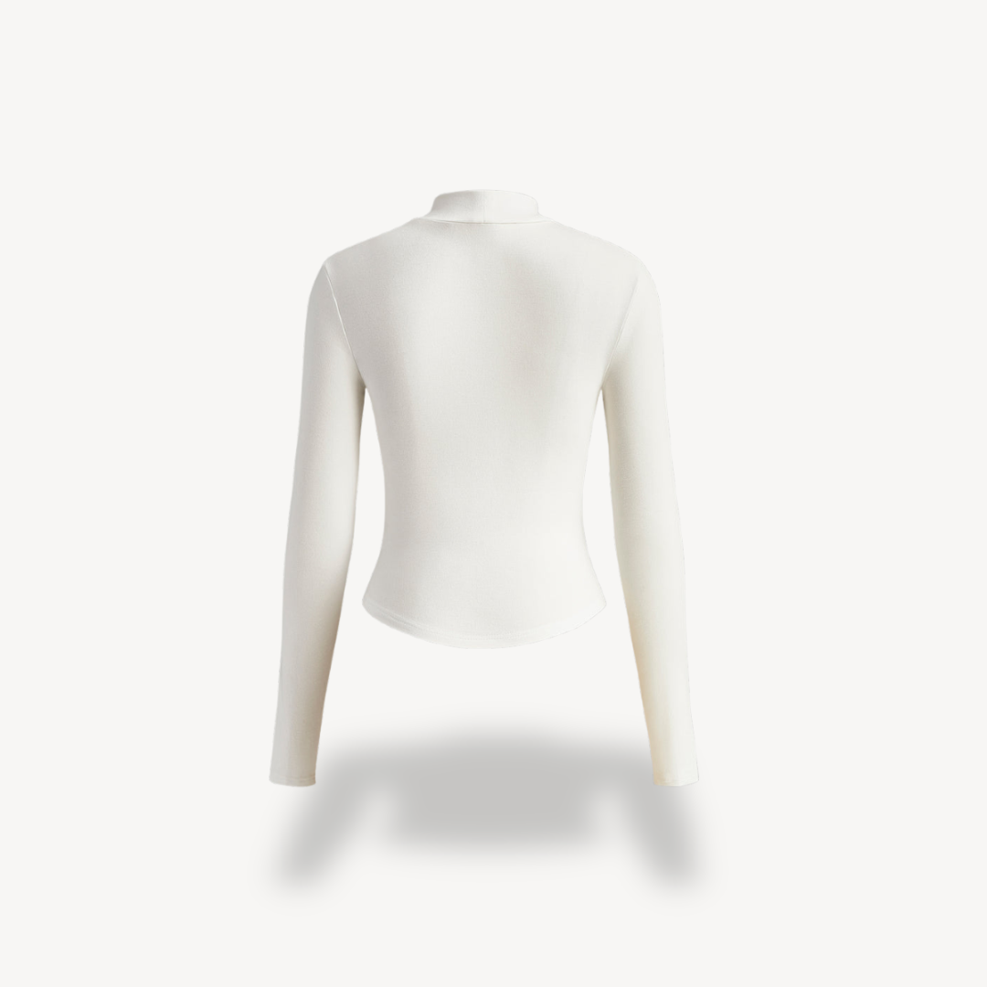 Sahari - Damen Corset Top | Elastisch, Elegant, Langarm