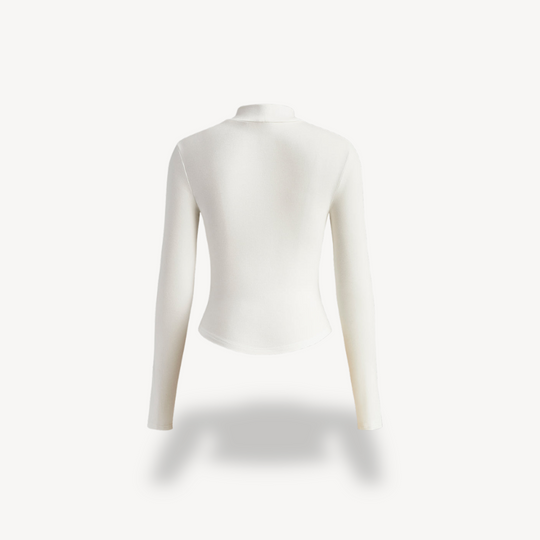 Sahari - Damen Corset Top | Elastisch, Elegant, Langarm