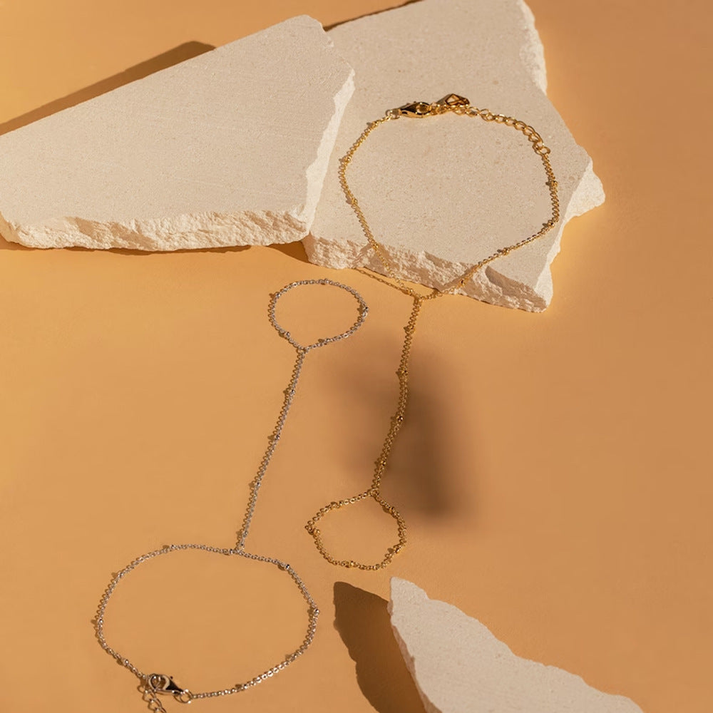 Sahari - Dames Handketting | Minimalistisch Ontwerp, Elegant, Hoogwaardig Metaal