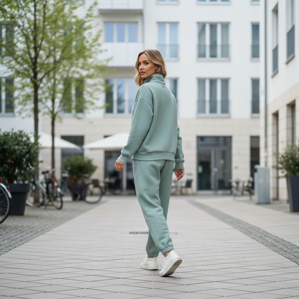 Damen Jogginganzug | Bequeme Passform, Praktischer Reißverschluss - 2