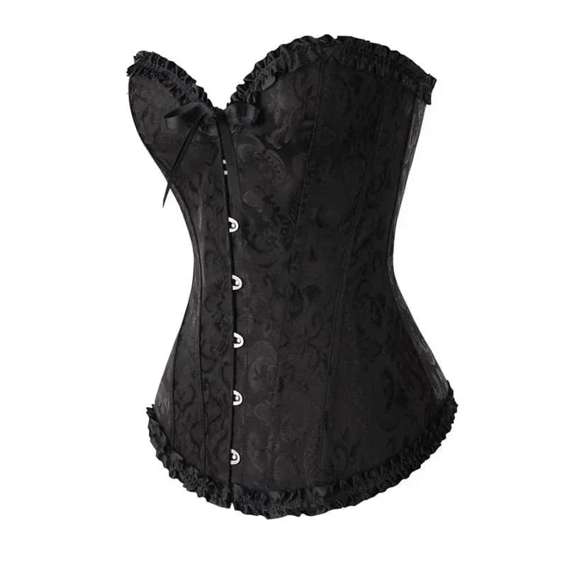 Sahari - Corsetto da donna | Senza spalline, design elegante, motivo in pizzo