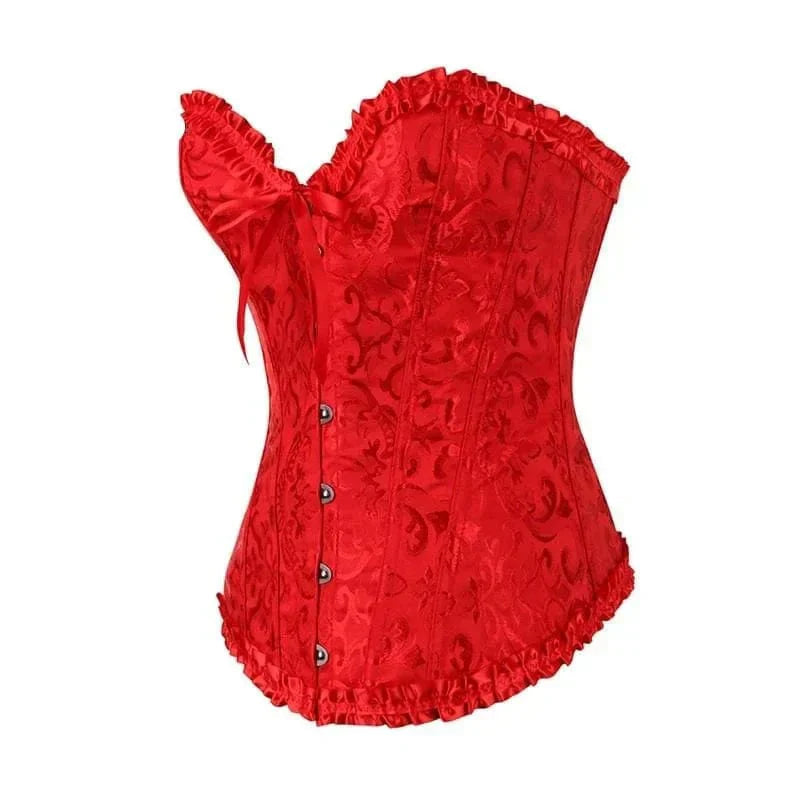 Sahari - Corsetto da donna | Senza spalline, design elegante, motivo in pizzo