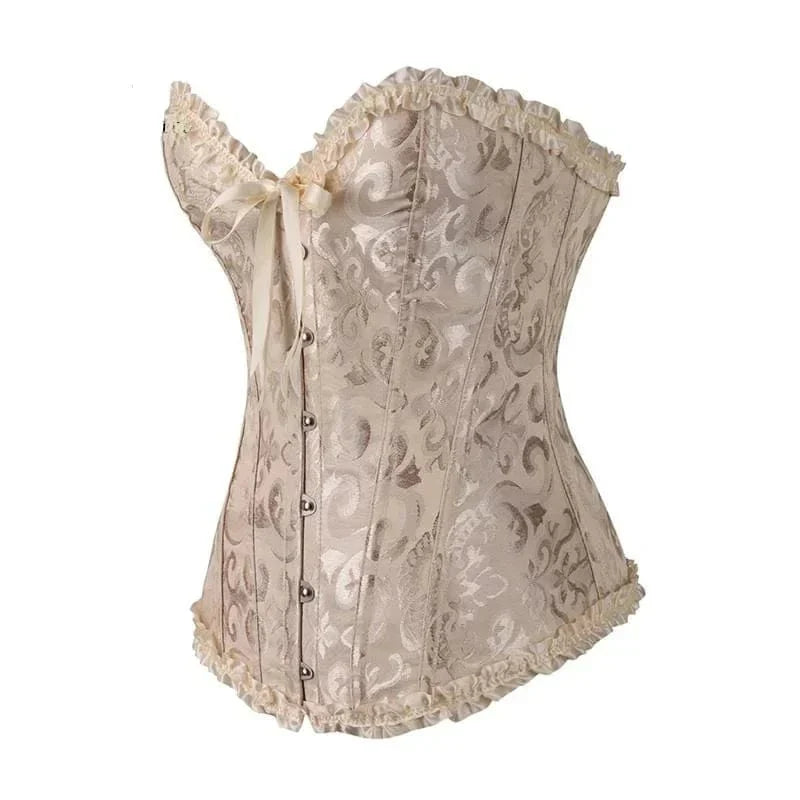Sahari - Corsetto da donna | Senza spalline, design elegante, motivo in pizzo