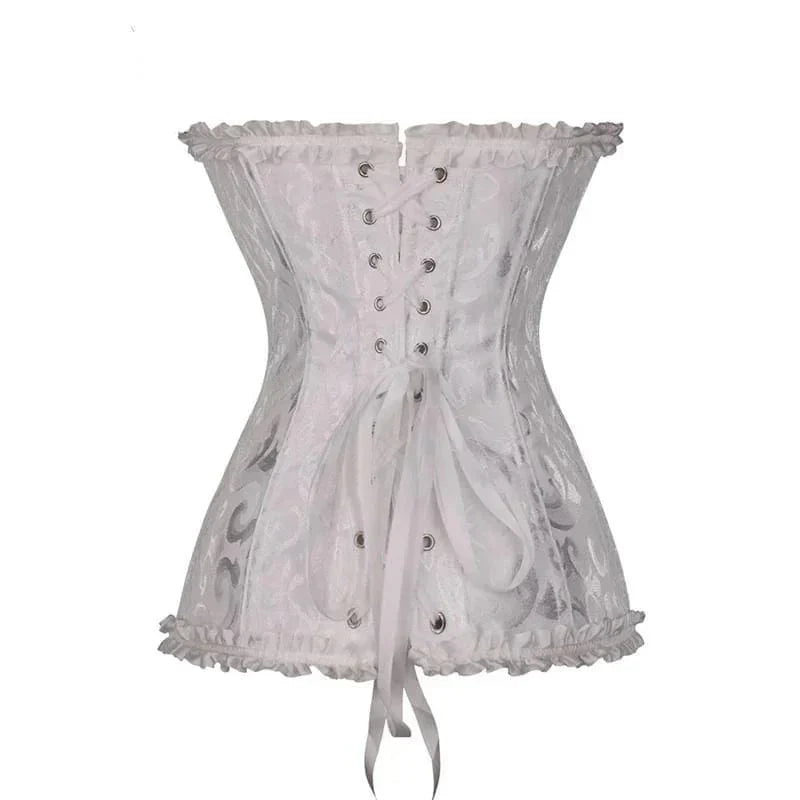 Sahari - Corsetto da donna | Senza spalline, design elegante, motivo in pizzo
