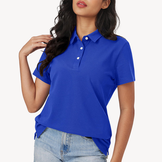 Sahari - Camiseta Polo para Mujer | Algodón, Corbata Clásica