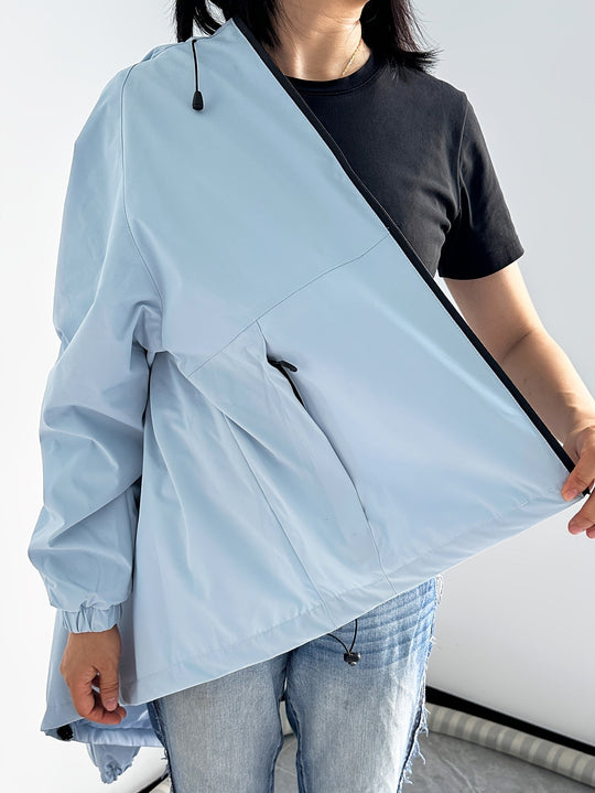 Sahari - Dames Regenjas | Winddicht, Met Capuchon, Modern