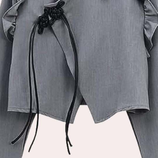 Sahari - Dames Top | Elegante plooidetails, ademend weefsel