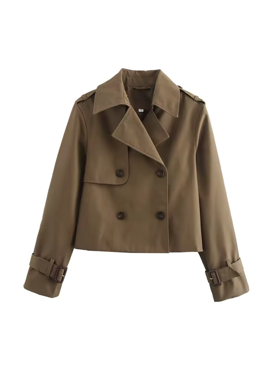 Sahari - Abrigo trench para mujer | Impermeable, de doble botonadura, estilo clásico
