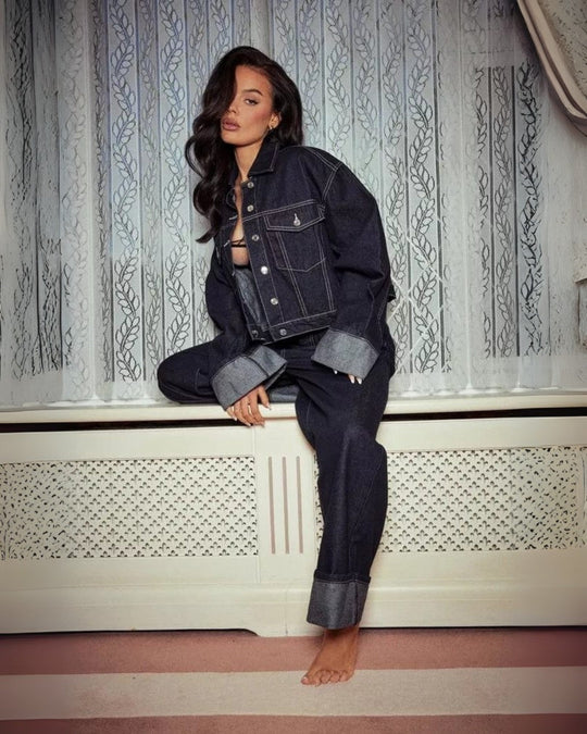 Sahari - Damen Tweedeliges Set | Denim, Stilvoll, Bequem