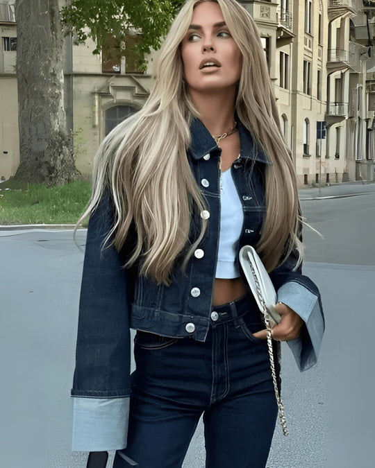 Sahari - Damen Tweedeliges Set | Denim, Stilvoll, Bequem