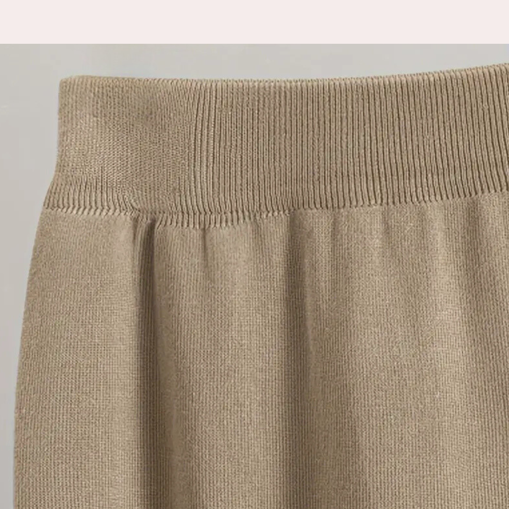 Sahari - Conjunto de dos piezas para mujer | Mezcla suave de lana, minimalista