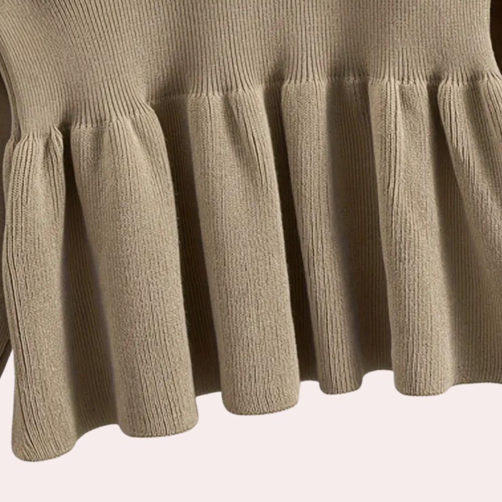 Sahari - Conjunto de dos piezas para mujer | Mezcla suave de lana, minimalista