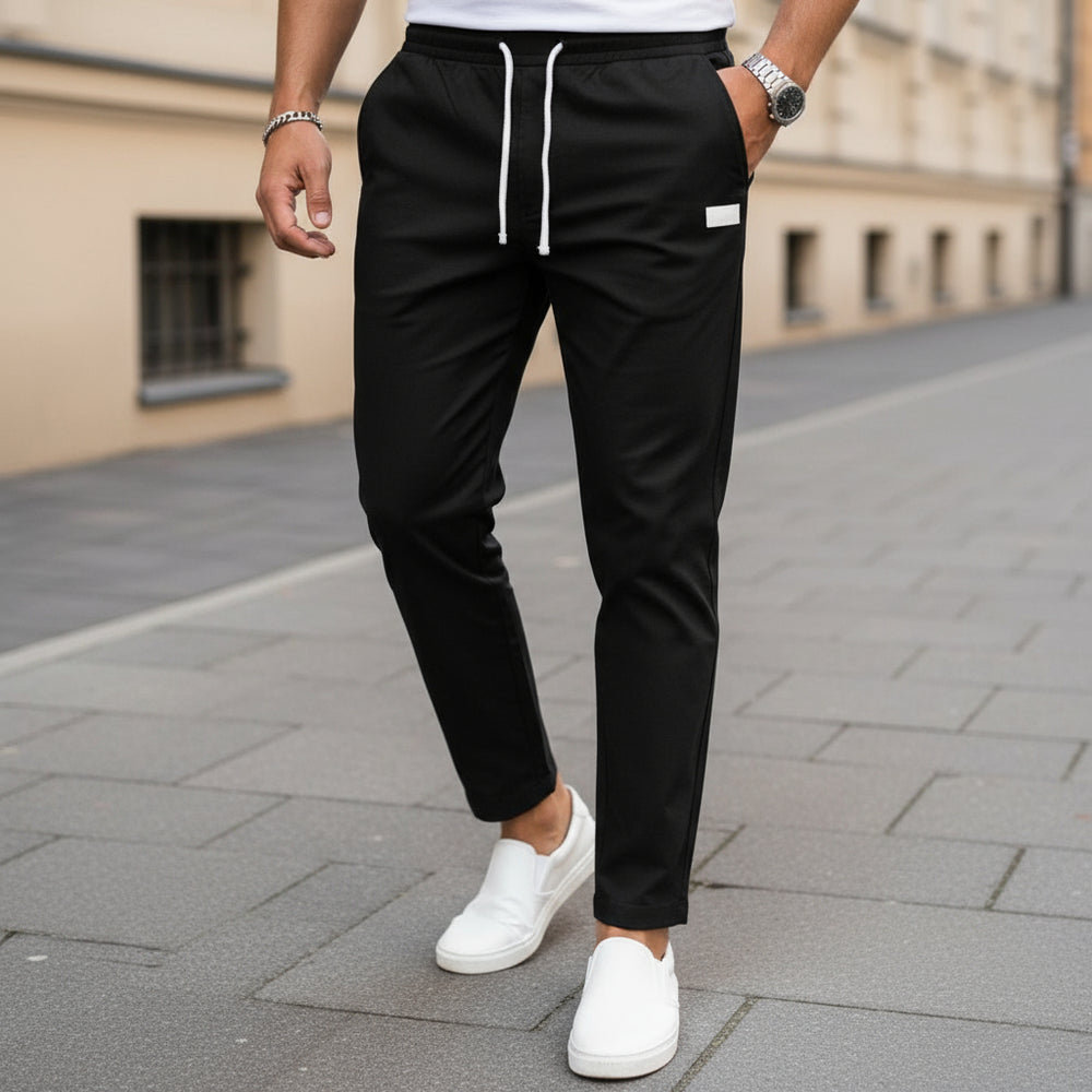 Herren Chino Hose | Klassische Passform, Kordelzug - 2