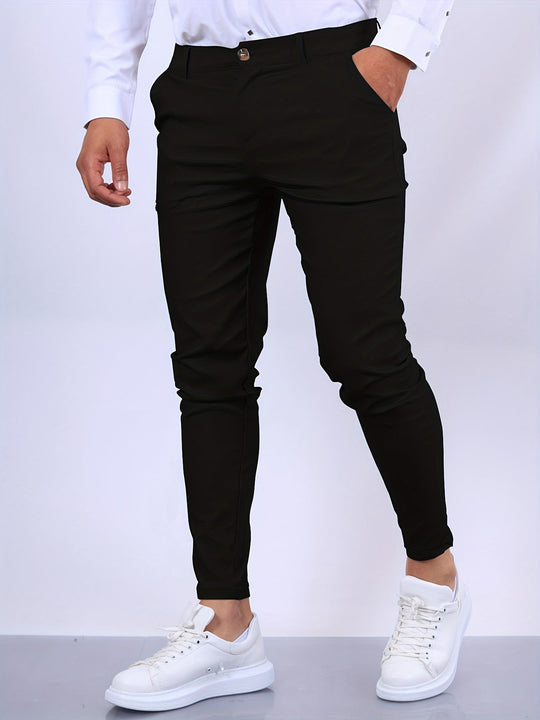 Sahari - Heren Chino Broek | Slim-Fit, Hoogwaardige Katoenmengeling, Veelzijdig