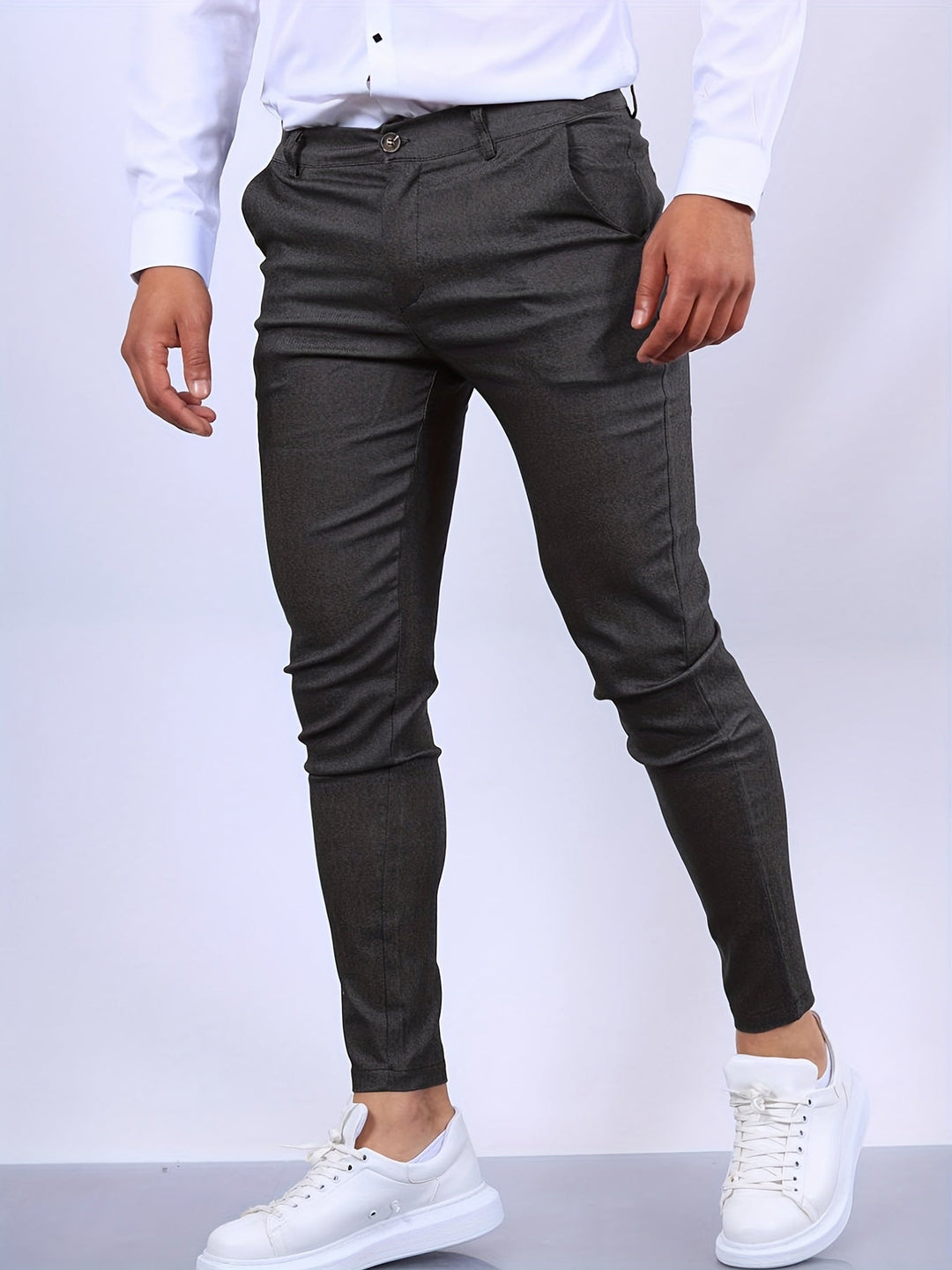 Sahari - Heren Chino Broek | Slim-Fit, Hoogwaardige Katoenmengeling, Veelzijdig
