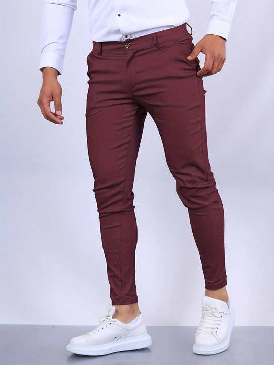 Sahari - Heren Chino Broek | Slim-Fit, Hoogwaardige Katoenmengeling, Veelzijdig