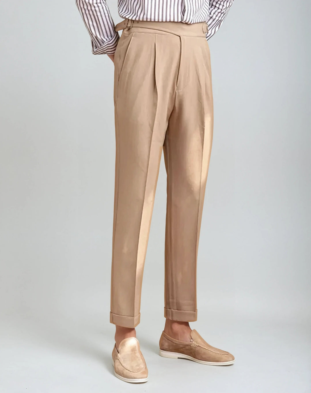 Sahari - Pantalones plisados para hombre | Atemporal, cómodo