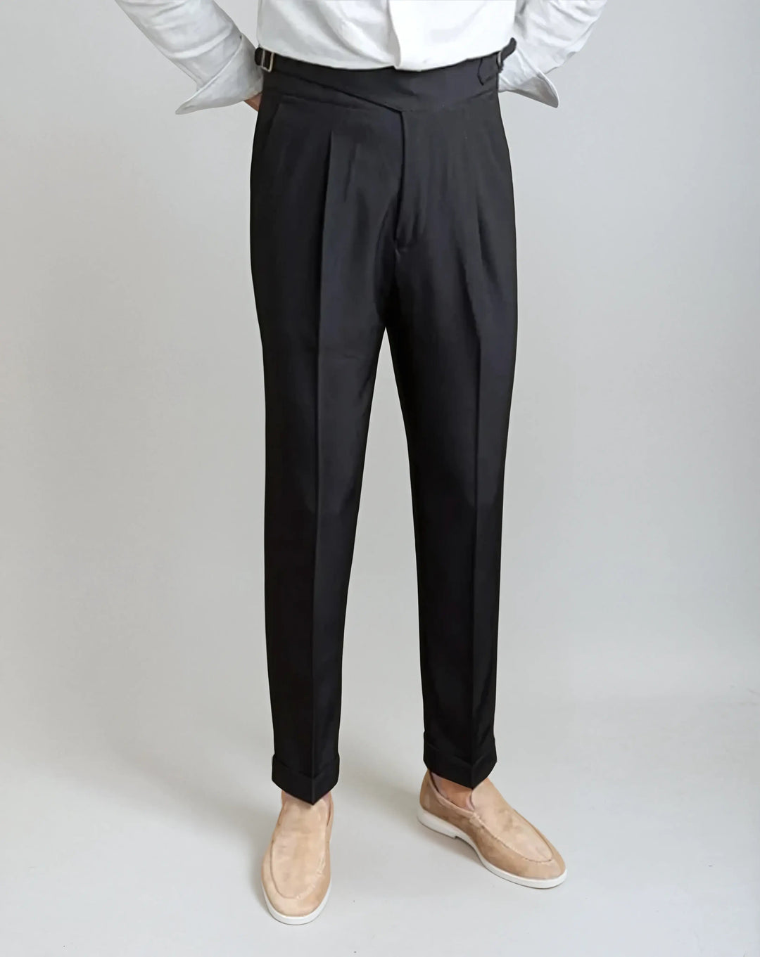 Sahari - Pantalones plisados para hombre | Atemporal, cómodo
