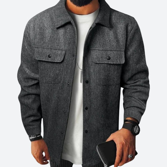 Sahari - Camisa para hombre | Cálida, cómoda, atemporal