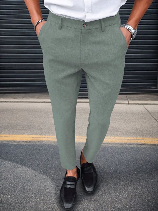 Sahari - Herenbroek | Hoge Taille, Slim-Fit, Elegante Pasvorm