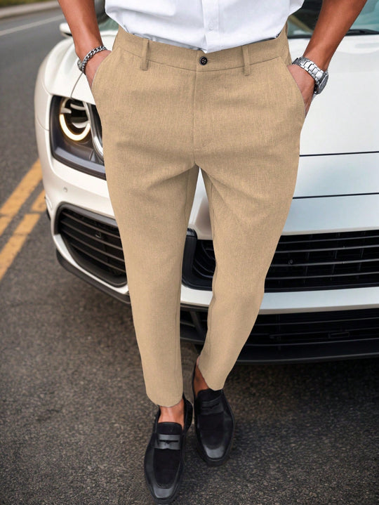 Sahari - Herenbroek | Hoge Taille, Slim-Fit, Elegante Pasvorm