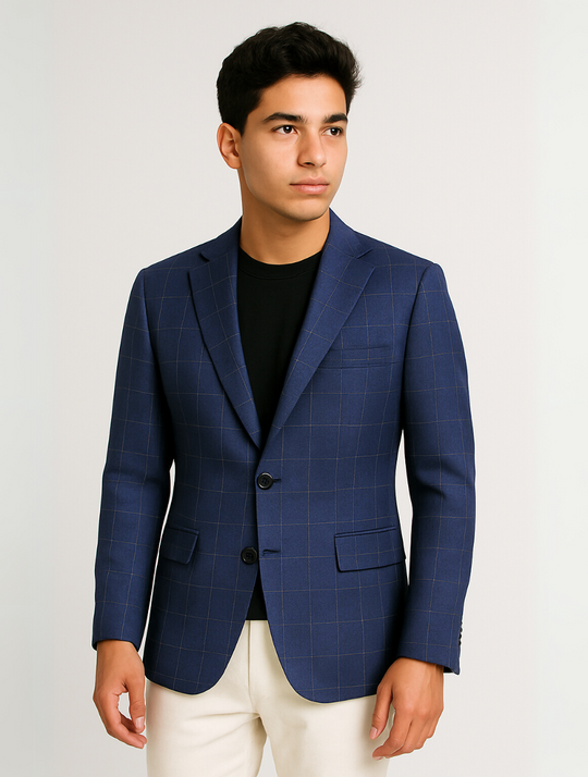 Sahari - Heren Colbert | Slim Fit, Licht, Zwart, Modern