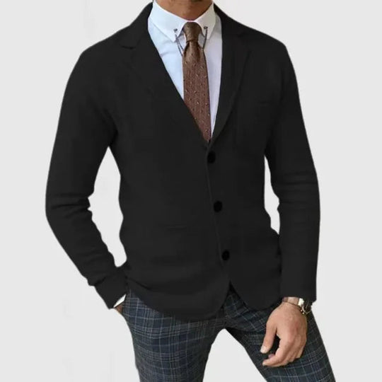 Sahari - Blazer in maglia da uomo | Lussuoso, traspirante, taglio elegante