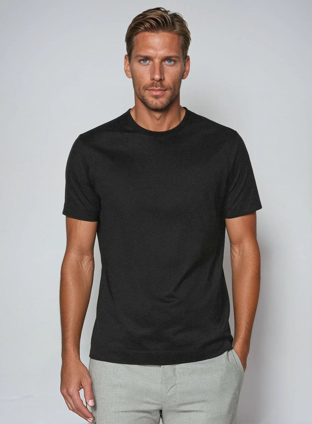 Sahari - Camiseta para hombre | Algodón Supima, Minimalista