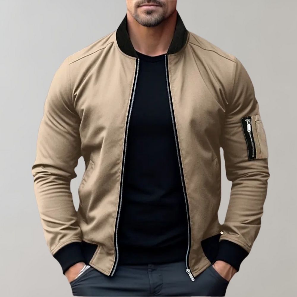 Sahari – Chaqueta bomber para hombre ligera y transpirable para todas las estaciones