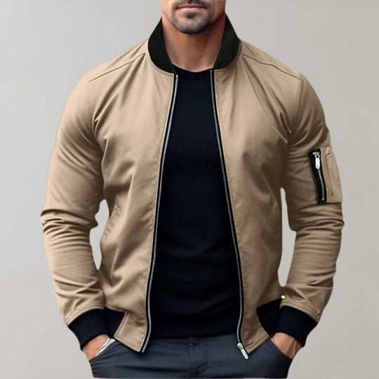 Sahari – Chaqueta bomber para hombre ligera y transpirable para todas las estaciones